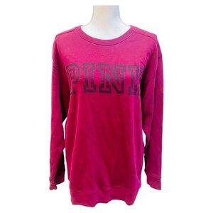 PINK Victoria’s Secret Burgundy Sweatshirt Medium